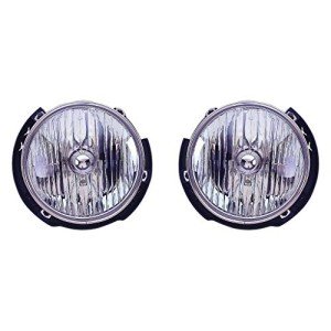 Jeep Wrangler Headlight Assembly 2007-2018 Pair