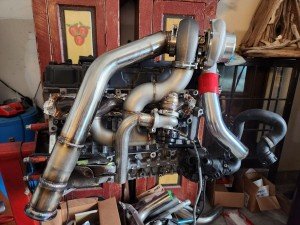 N54 Turbo Manifold Kit - Top Mount Setup