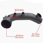 BMW N54 Turbo Charge Pipe Kit with BOV