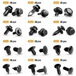 240PCS Car Bumper Retainer Clips Fastener Kit