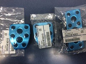 Subaru OEM Aluminum Pedal Kit for WRX STI