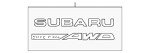 Subaru Impreza WRX STI Rear Trunk Emblem