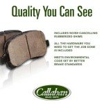 Callahan Brake Parts Kit for BMW 535 Series