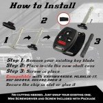 Key Fob Case for Honda Accord, Civic, Pilot, CR-V