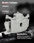 Front Right Brake Caliper with Bracket for Acura & Honda