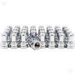 32 Pcs Chrome Lug Nuts for Ford Trucks