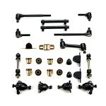 Black Polyurethane Front Suspension Rebuild Kit, 27 Pieces