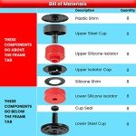Silicone Body Mount Kit for Ford F-250/F-350