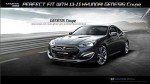OEM Hood Upper Grill Set for Hyundai Genesis
