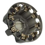 Gloss Black Rear Wheel Center Cap for Ford Super Duty