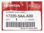 Honda Genuine Air Cleaner Element