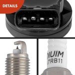 Ignition Coil Pack and Spark Plugs Set for Toyota