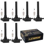 Ignition Coil Pack & Spark Plugs Set for Chrysler Dodge Jeep