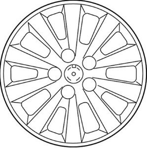 Nissan Front Left Wheel Cover (40315-3NF0B)