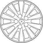 Nissan Front Left Wheel Cover (40315-3NF0B)