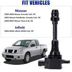 8 Ignition Coil Packs for Nissan Titan & Armada