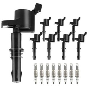 Ignition Coil Pack & Spark Plugs for Ford V8