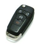 Ford Compatible 4-Button Remote Flip Key Fob