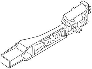 Nissan Outside Handle Bracket LH (80611-JM01A)