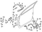 Nissan Outside Handle Bracket LH (80611-JM01A)
