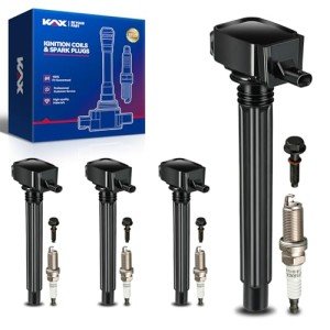 OEM Ignition Coils & Spark Plugs Set for Jeep, Dodge, Fiat, Chevy