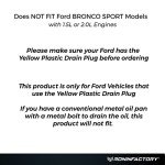 Ford F150 Oil Drain Plug Replacement 2015+