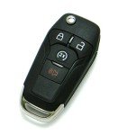 Ford Compatible 4-Button Remote Flip Key Fob