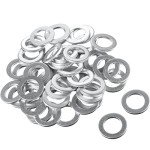 50 Aluminum Oil Crush Washers for Honda Vehicles