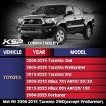 Adjustable Upper Control Arms for Toyota Tacoma 2004-2023