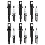 Ignition Coil & Spark Plugs Set for BMW