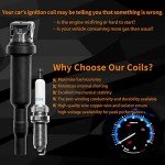 Ignition Coil & Spark Plugs Set for BMW