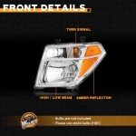 Halogen Headlights for 2005-2008 Nissan Frontier/Pathfinder