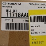 Subaru AC Belt Kit for Impreza, Forester, WRX