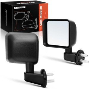 Manual Side View Mirrors for Jeep Wrangler JK