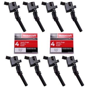 MAS Ignition Coils & Motorcraft Spark Plugs Set