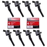 MAS Ignition Coils & Motorcraft Spark Plugs Set