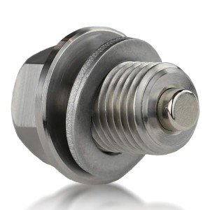 USA-Made M14 Magnetic Oil Drain Plug - Fits Many