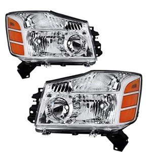 Nissan Titan Headlight Assembly OEM Replacement Pair