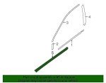 Subaru Forester Front Right Door Molding 2014-2018