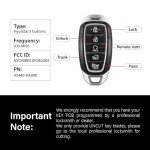 Hyundai Elantra Key Fob Remote Control Replacement