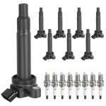 Ignition Coil Pack & Spark Plugs for Toyota V8