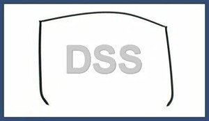 BMW E63 E64 Windshield Upper Trim Moulding OEM