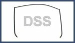 BMW E63 E64 Windshield Upper Trim Moulding OEM