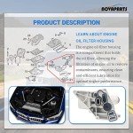 Aluminum Engine Oil Filter Housing for BMW Models