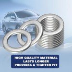 24-Piece Aluminum M14 Oil Drain Plug Washers