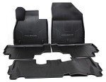 Black 5pc All-Weather Floor Mats for Hyundai Palisade