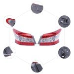 Hteedy LED Tail Lights for 2013-2015 Nissan Sentra