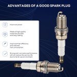 GAGOLCAR Ignition Coil Pack and Spark Plugs Set