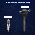 GAGOLCAR OEM Ignition Coil Pack and Spark Plugs