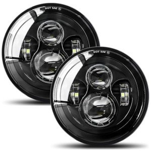 7-Inch LED Projector Headlights for Jeep & Chevy